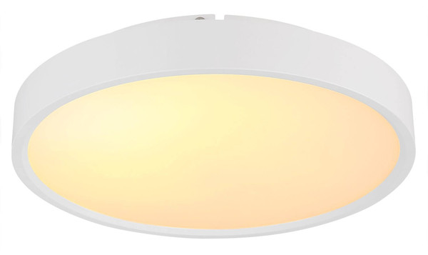 Globo LED Deckenleuchte Jess 57W dimmbar Fernbedienung CCT extra-warm-/tageslichtweiss Weiß matt Metall Ø39cm