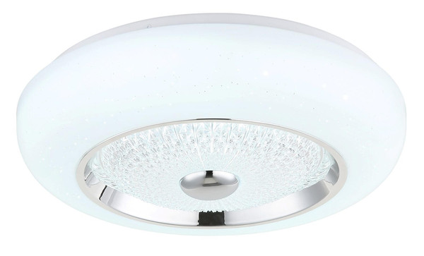 Globo LED Deckenleuchte Graham 24W CCT warm-/neutral-/tageslichtweiss Weiß matt Metall Ø38,5cm
