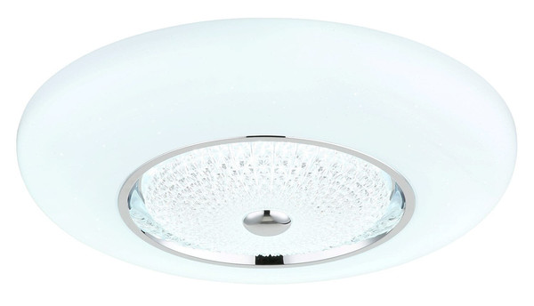 Globo LED Deckenleuchte Graham 48W CCT warm-/neutral-/tageslichtweiss Weiß matt Metall Ø59cm