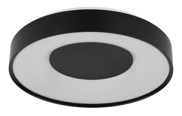 Globo LED Deckenleuchte Jolliana 30W dimmbar Fernbedienung CCT warm-/tageslichtweiss Weiß matt schwarz matt Metall Ø39cm