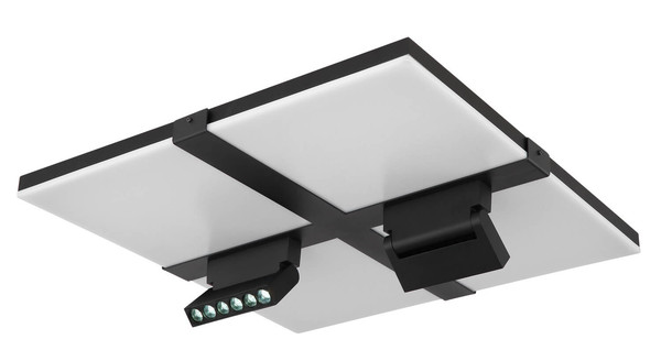 Globo Villsi LED Deckenleuchte 30W CCT Weiß Matt, Metall Fernbedienung Nachtlicht Memoryfunktion 16,1cm 48118-30