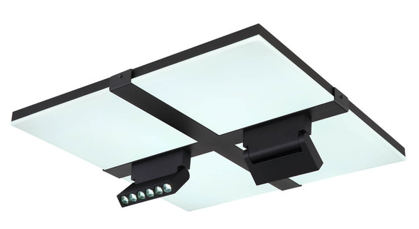 Globo Villsi LED Deckenleuchte 30W CCT Weiß Matt, Metall Fernbedienung Nachtlicht Memoryfunktion 16,1cm 48118-30