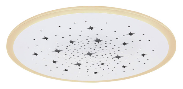 Globo Murphy LED Deckenleuchte 30W CCT Weiß, Metall Fernbedienung Nachtlicht Memoryfunktion Ø50cm 48120D2