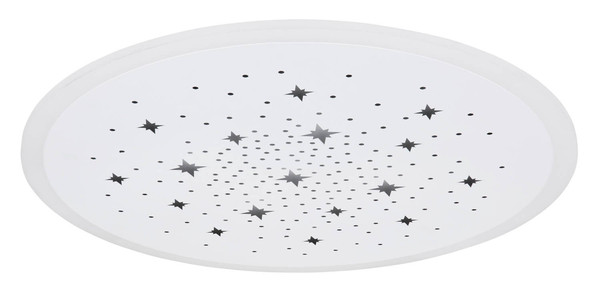 Globo Murphy LED Deckenleuchte 30W CCT Weiß, Metall Fernbedienung Nachtlicht Memoryfunktion Ø50cm 48120D2