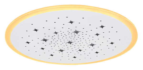 Globo Murphy LED Deckenleuchte 30W CCT Weiß, Metall Fernbedienung Nachtlicht Memoryfunktion Ø50cm 48120D2