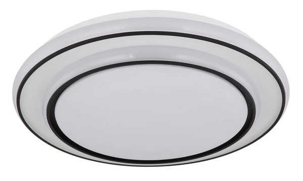 Globo Logan LED Deckenleuchte 24W Warmweiß Weiß Matt, Metall 7cm 48136-24