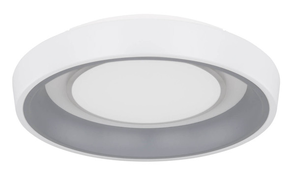 Globo Tabano LED Deckenleuchte 46W CCT Weiß, Metall Fernbedienung Nachtlicht Memoryfunktion 9,5cm 48272-46