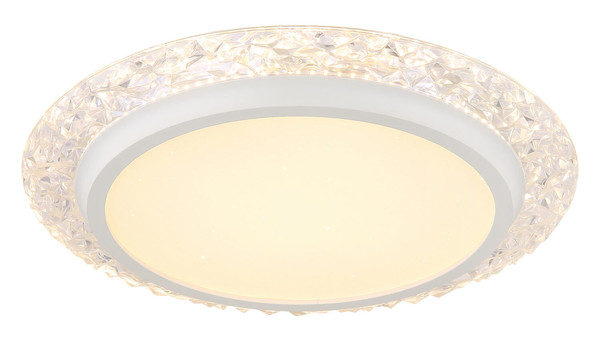 Globo Abigail LED Deckenleuchte 22W Warmweiß Weiß Matt, Metall Ø40cm 48294-22