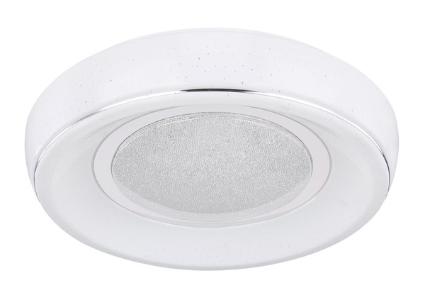 Globo Mickey LED Deckenleuchte 18W CCT Weiß, Metall Fernbedienung Nachtlicht Sparkle-Dekor Memoryfunktion Ø39cm 483110-18