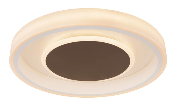 Globo LED Deckenleuchte Goffi 40W dimmbar Fernbedienung CCT warm-/tageslichtweiss Weiß Metall Ø50cm