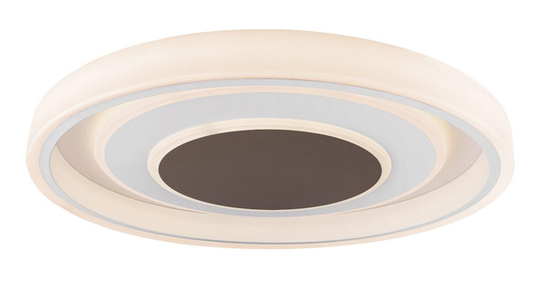 Globo LED Deckenleuchte Goffi 72W dimmbar Fernbedienung CCT warm-/tageslichtweiss Weiß Metall Ø69cm