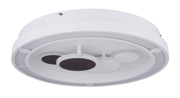 Globo Kolli LED Deckenleuchte 50W CCT Weiß, Metall Fernbedienung Nachtlicht Memoryfunktion Ø48cm 48405-50