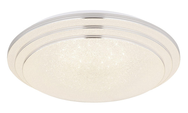 Globo LED Deckenleuchte Aley 18W dimmbar Fernbedienung CCT warm-/tageslichtweiss Weiß Metall Ø40cm