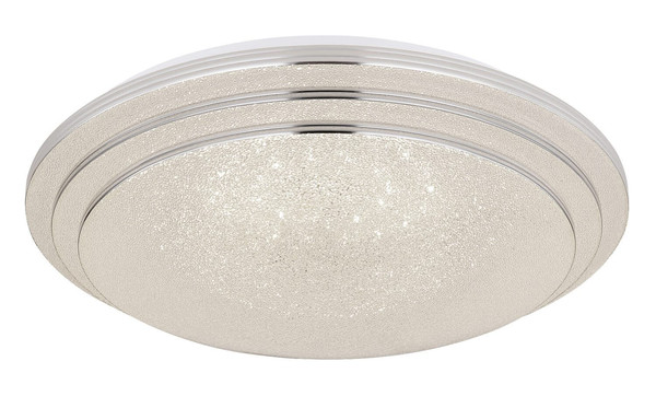 Globo LED Deckenleuchte Aley 18W dimmbar Fernbedienung CCT warm-/tageslichtweiss Weiß Metall Ø40cm
