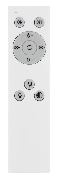 Globo LED Deckenleuchte Aley 18W dimmbar Fernbedienung CCT warm-/tageslichtweiss Weiß Metall Ø40cm