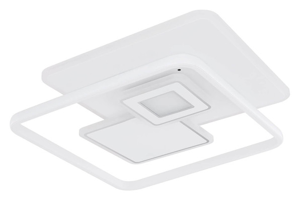 Globo LED Deckenleuchte Roderick 50W dimmbar Fernbedienung CCT warm-/tageslichtweiss Weiß Metall 50x50cm