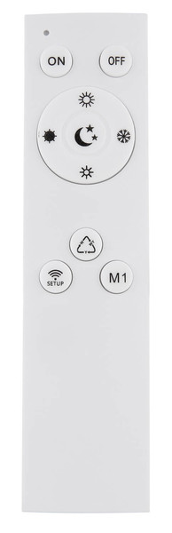 Globo Roderick LED Deckenleuchte 50W CCT Weiß Matt, Metall Fernbedienung Nachtlicht Memoryfunktion 6cm 48441-50SH