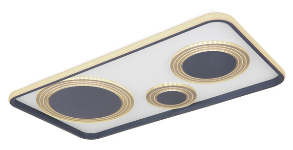 Globo Nora LED Deckenleuchte 55W CCT Graphit, Metall Fernbedienung Nachtlicht Memoryfunktion Ø0cm 48446-55