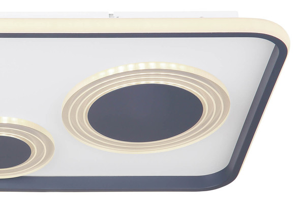 Globo Nora LED Deckenleuchte 55W CCT Graphit, Metall Fernbedienung Nachtlicht Memoryfunktion Ø0cm 48446-55