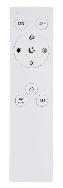 Globo Jack LED Deckenleuchte 48W CCT Weiß Matt, Metall Fernbedienung Nachtlicht Memoryfunktion 16cm 48448-48SH