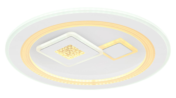 Globo Valeria LED Deckenleuchte 40W CCT Weiß, Metall Fernbedienung Nachtlicht Memoryfunktion Ø46,5cm 48455-40R