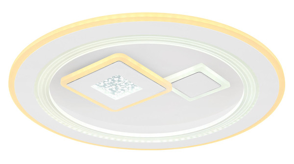 Globo Valeria LED Deckenleuchte 40W CCT Weiß, Metall Fernbedienung Nachtlicht Memoryfunktion Ø46,5cm 48455-40R