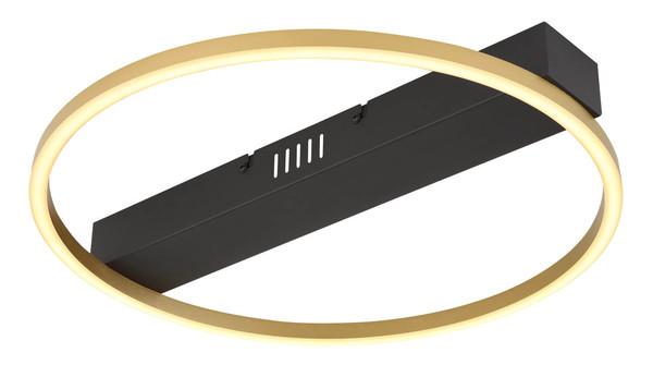 Globo Luffy LED Deckenleuchte 20W Warmweiß Schwarz, Metall 5,3cm 48461-20R