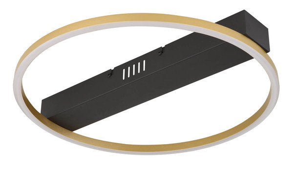 Globo Luffy LED Deckenleuchte 20W Warmweiß Schwarz, Metall 5,3cm 48461-20R