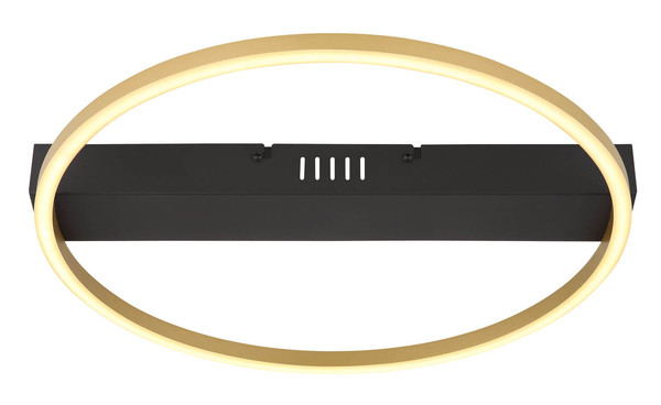 Globo Luffy LED Deckenleuchte 20W Warmweiß Schwarz, Metall 5,3cm 48461-20R