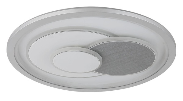 Globo LED Deckenleuchte Ruiz I 36W CCT warm-/neutral-/tageslichtweiss Weiß matt Metall Ø48cm