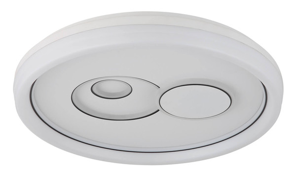 Globo Ruiz I LED Deckenleuchte 36W CCT Weiß Matt, Metall Memoryfunktion Ø49cm 48470