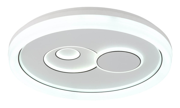 Globo Ruiz I LED Deckenleuchte 36W CCT Weiß Matt, Metall Memoryfunktion Ø49cm 48470