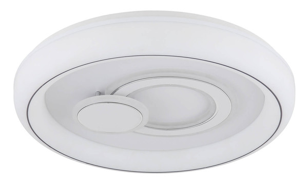 Globo Ruiz LED Deckenleuchte 48W CCT Weiß Matt, Metall Memoryfunktion Ø48cm 48471