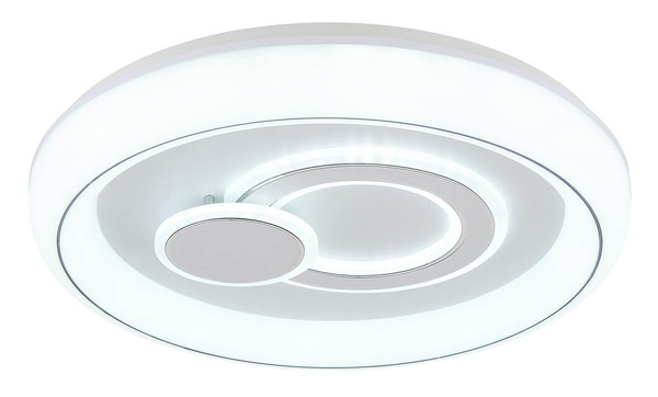 Globo Ruiz LED Deckenleuchte 48W CCT Weiß Matt, Metall Memoryfunktion Ø48cm 48471