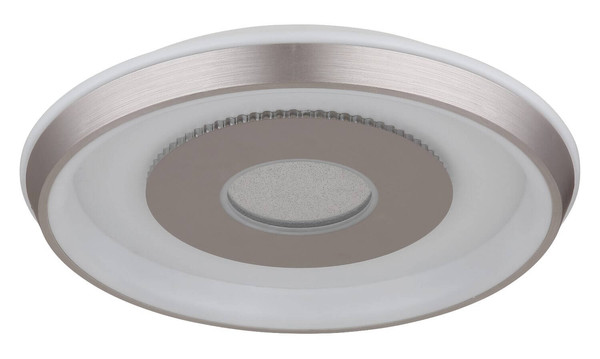 Globo LED Deckenleuchte Williamson 40W CCT warm-/neutral-/tageslichtweiss Weiß matt champagnerfarben matt Metall Ø49cm