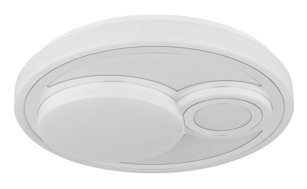 Globo Ruiz LED Deckenleuchte 24W CCT Weiß Matt, Metall Memoryfunktion Ø38cm 48473