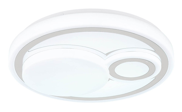 Globo Ruiz LED Deckenleuchte 24W CCT Weiß Matt, Metall Memoryfunktion Ø38cm 48473