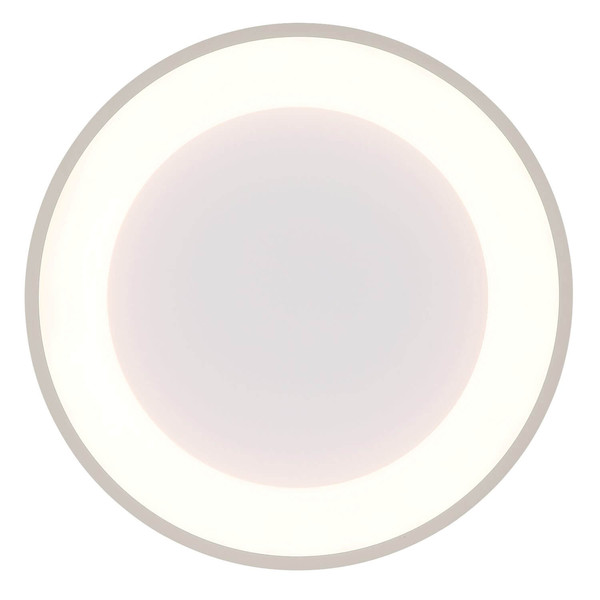Globo LED Deckenleuchte Gallegos 36W dimmbar Fernbedienung CCT warm-/tageslichtweiss Sandfarben matt Metall Aluminium Ø38cm