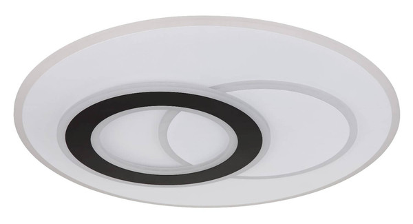 Globo LED Deckenleuchte Jacques 60W dimmbar Fernbedienung CCT warm-/tageslichtweiss Weiß matt Metall Ø70cm