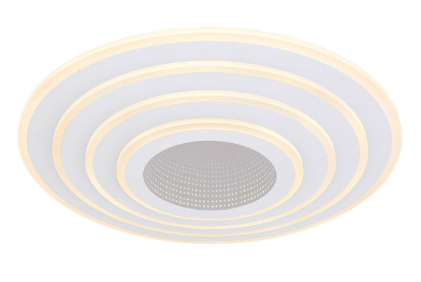 Globo LED Deckenleuchte Jocelyn 50W dimmbar Fernbedienung CCT warm-/tageslichtweiss Weiß Metall Ø50cm