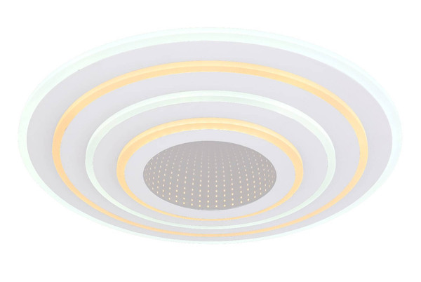 Globo LED Deckenleuchte Jocelyn 50W dimmbar Fernbedienung CCT warm-/tageslichtweiss Weiß Metall Ø50cm