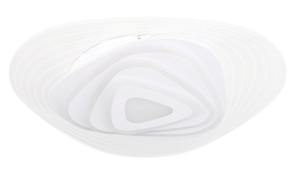Globo LED Deckenleuchte Jocelyn 40W dimmbar Fernbedienung CCT warm-/tageslichtweiss Weiß Metall 50x49cm