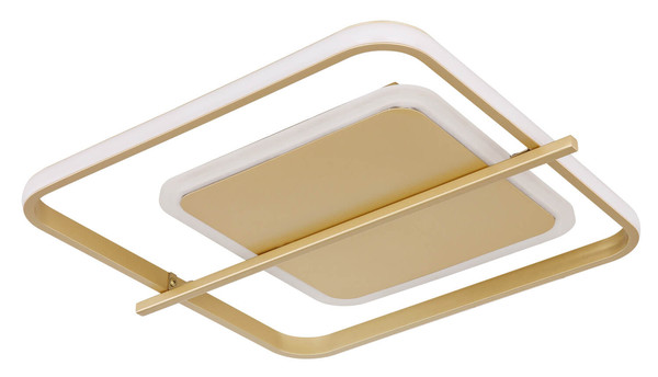 Globo Reball LED Deckenleuchte 36W Warmweiß Goldfarben, Metall 5cm 48553-36