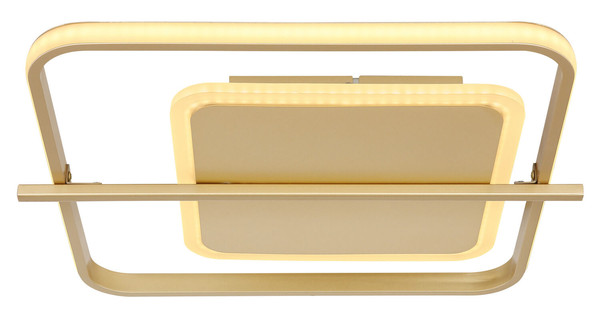 Globo Reball LED Deckenleuchte 36W Warmweiß Goldfarben, Metall 5cm 48553-36