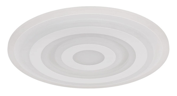 Globo LED Deckenleuchte Alois 20W CCT warm-/tageslichtweiss Weiß matt Metall Ø40cm