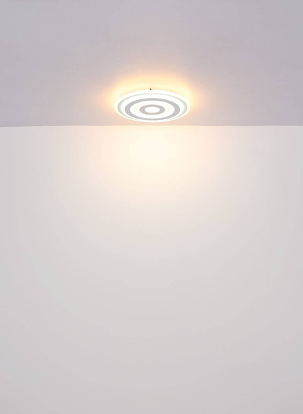 Globo LED Deckenleuchte Alois 20W CCT warm-/tageslichtweiss Weiß matt Metall Ø40cm