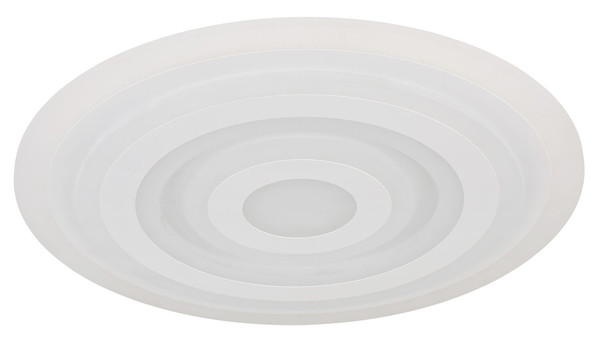 Globo Alois LED Deckenleuchte 40W Warmweiß Weiß Matt, Metall Ø49cm 48554