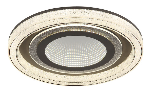 Globo Alsuna LED Deckenleuchte 48W CCT Anthrazit Matt, Metall Fernbedienung Nachtlicht Memoryfunktion Ø48cm 48557-48