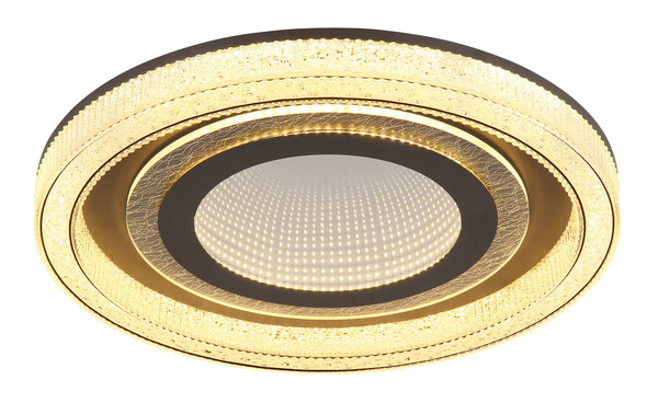 Globo Alsuna LED Deckenleuchte 48W CCT Anthrazit Matt, Metall Fernbedienung Nachtlicht Memoryfunktion Ø48cm 48557-48