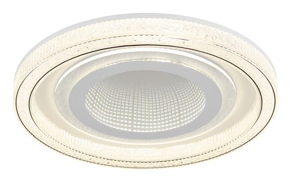 Globo Alsuna LED Deckenleuchte 48W CCT Weiß Matt, Metall Fernbedienung Nachtlicht Memoryfunktion Ø48cm 48557-48W